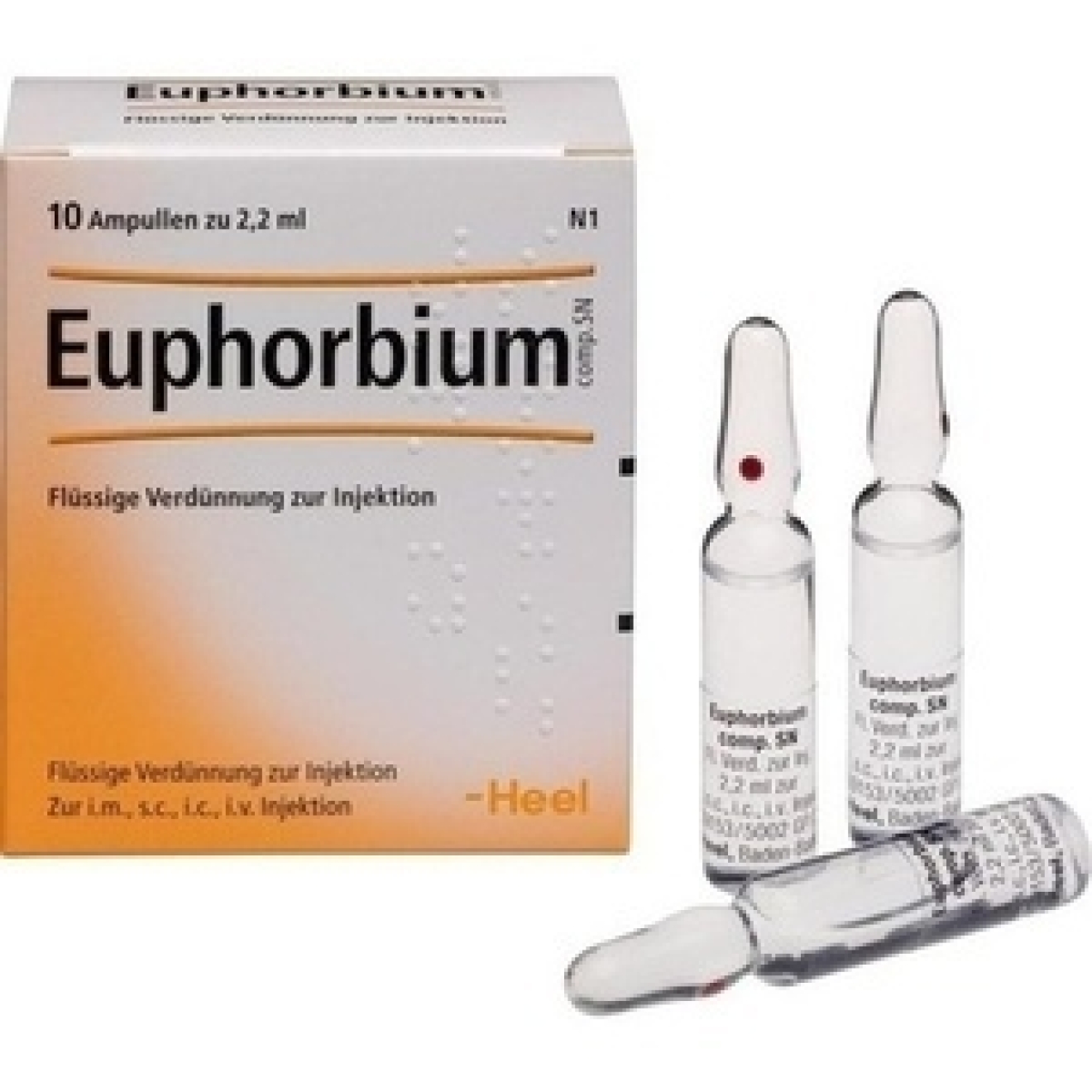 HEPAR COMP. Heel Ampullen, 100 Stück – Homöopathisches Kombinationspräparat, Apothekenpflichtig, Zur Injektion