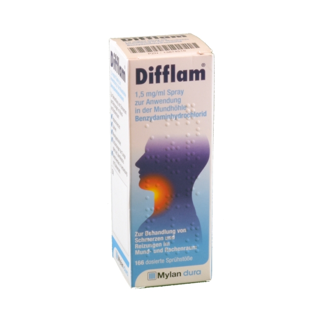 DIFFLAM 1,5 MG Halsspray, 30 ml schon ab 3.75 EUR, PZN 13874516