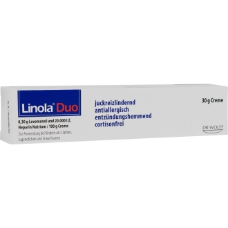 Crème LINOLA Akut 0,5% - Tube De 30g Pour Peaux Très Sèches Et Irritées - Marque Dr. Wolff - PZN 02138990