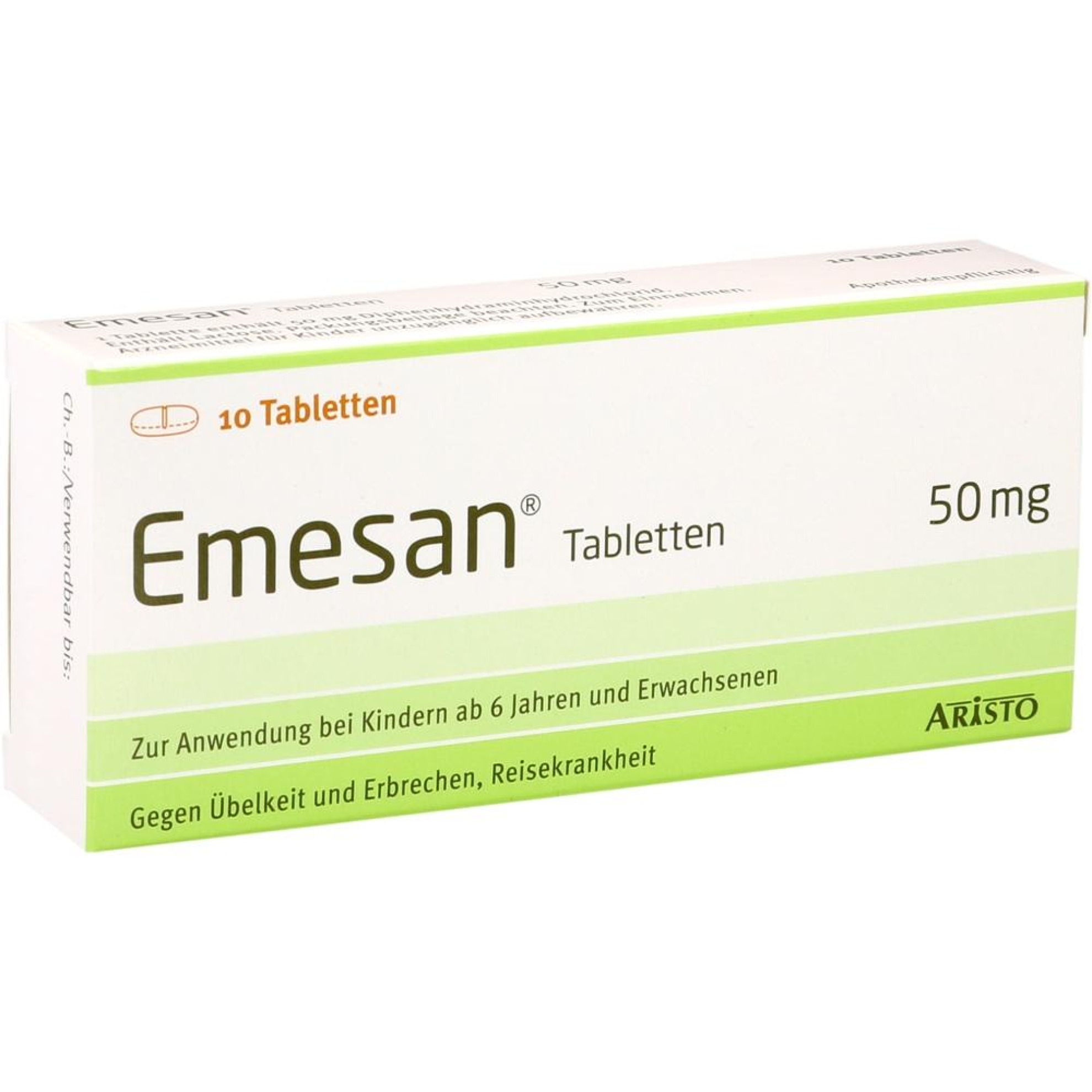 EMESAN Tabletten, 10 St schon ab 1.74 EUR, PZN 00651708