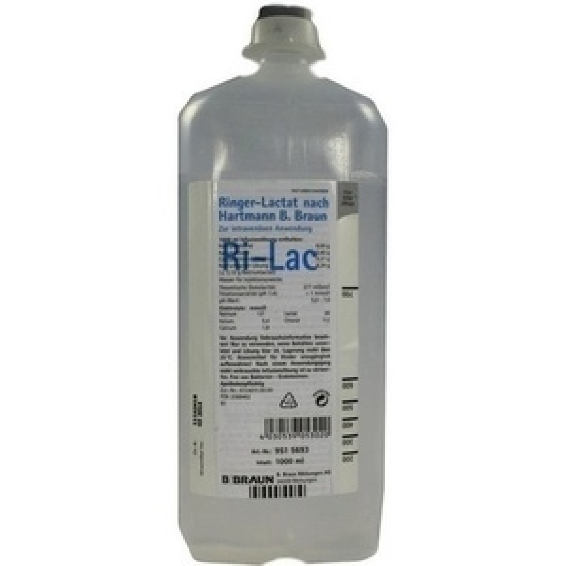 RINGER LACTAT N.HARTM.B.BRAUN ECOFL.PLUS INF.-LSG., 1000 ML schon ab 12 ...